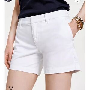 Tommy Hilfiger Stretch Cotton Hollywood Shorts White 5 inch Women’s Size 12